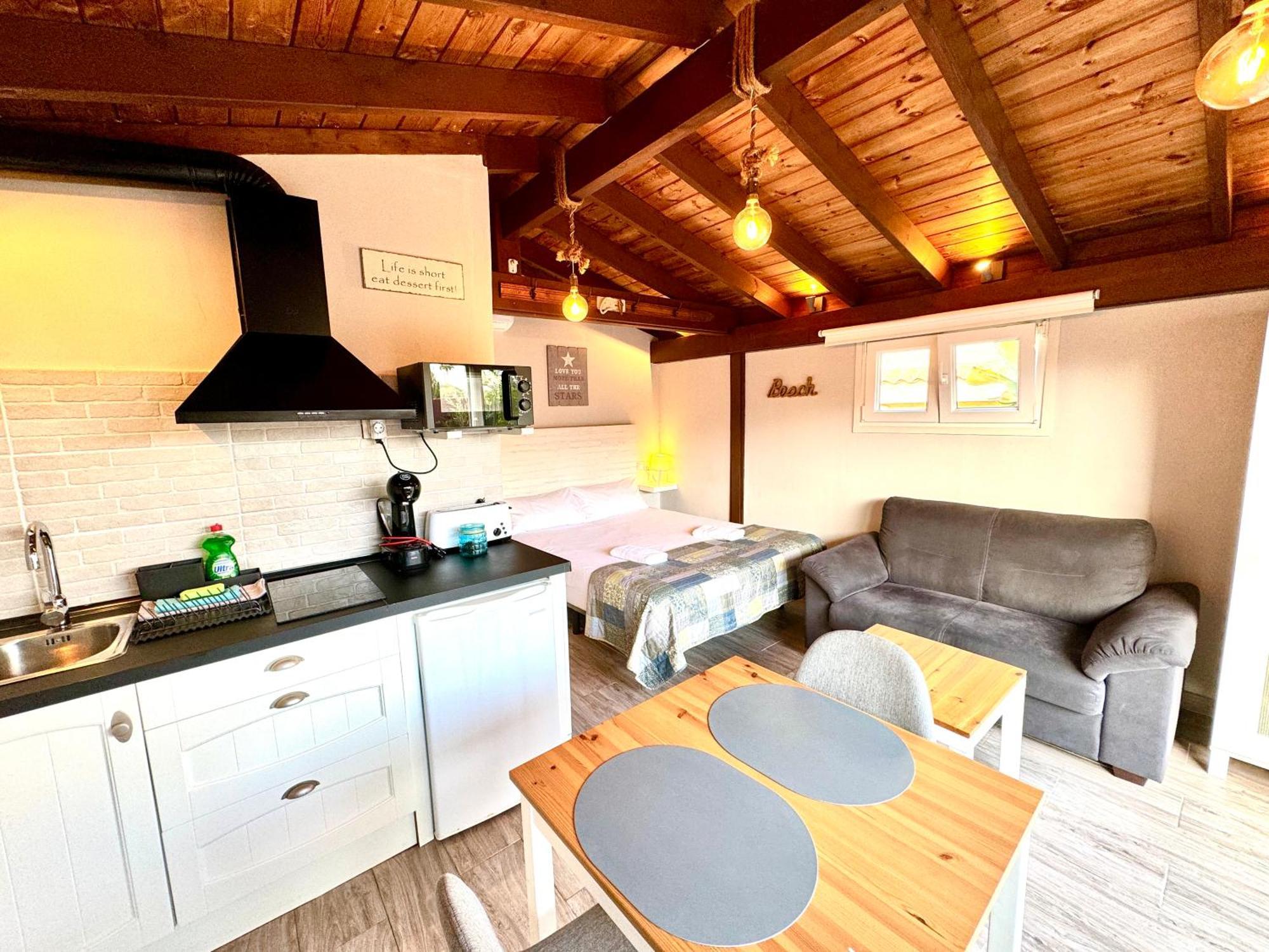 3 Casita-Estudio Con Jardin En La Playa Puerto Marino Esterno foto