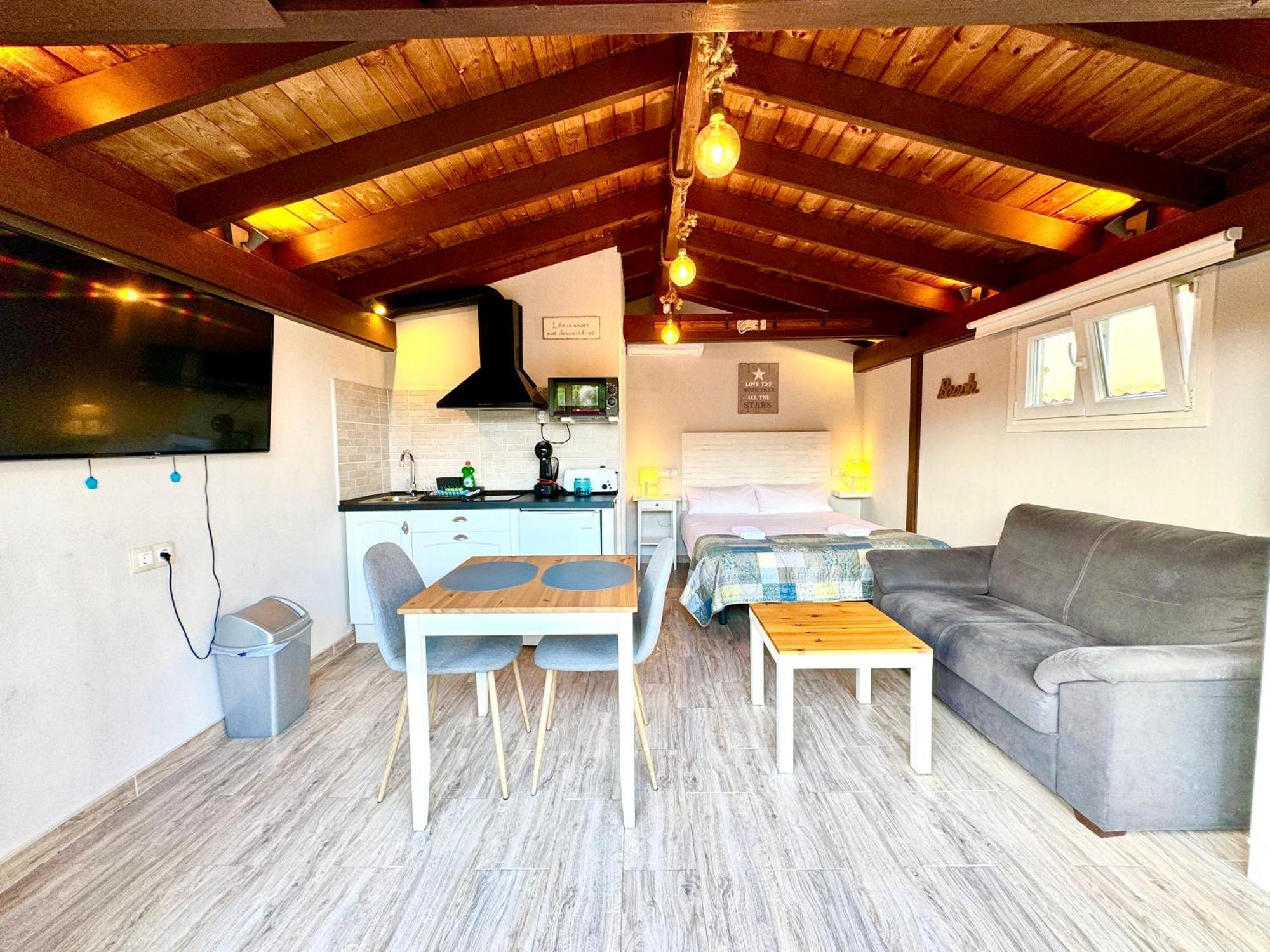 3 Casita-Estudio Con Jardin En La Playa Puerto Marino Esterno foto