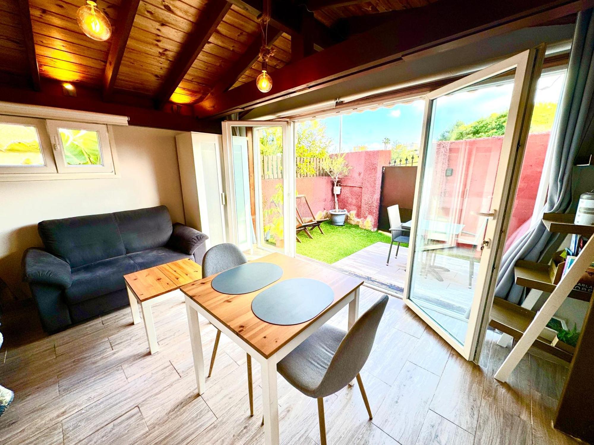 3 Casita-Estudio Con Jardin En La Playa Puerto Marino Esterno foto