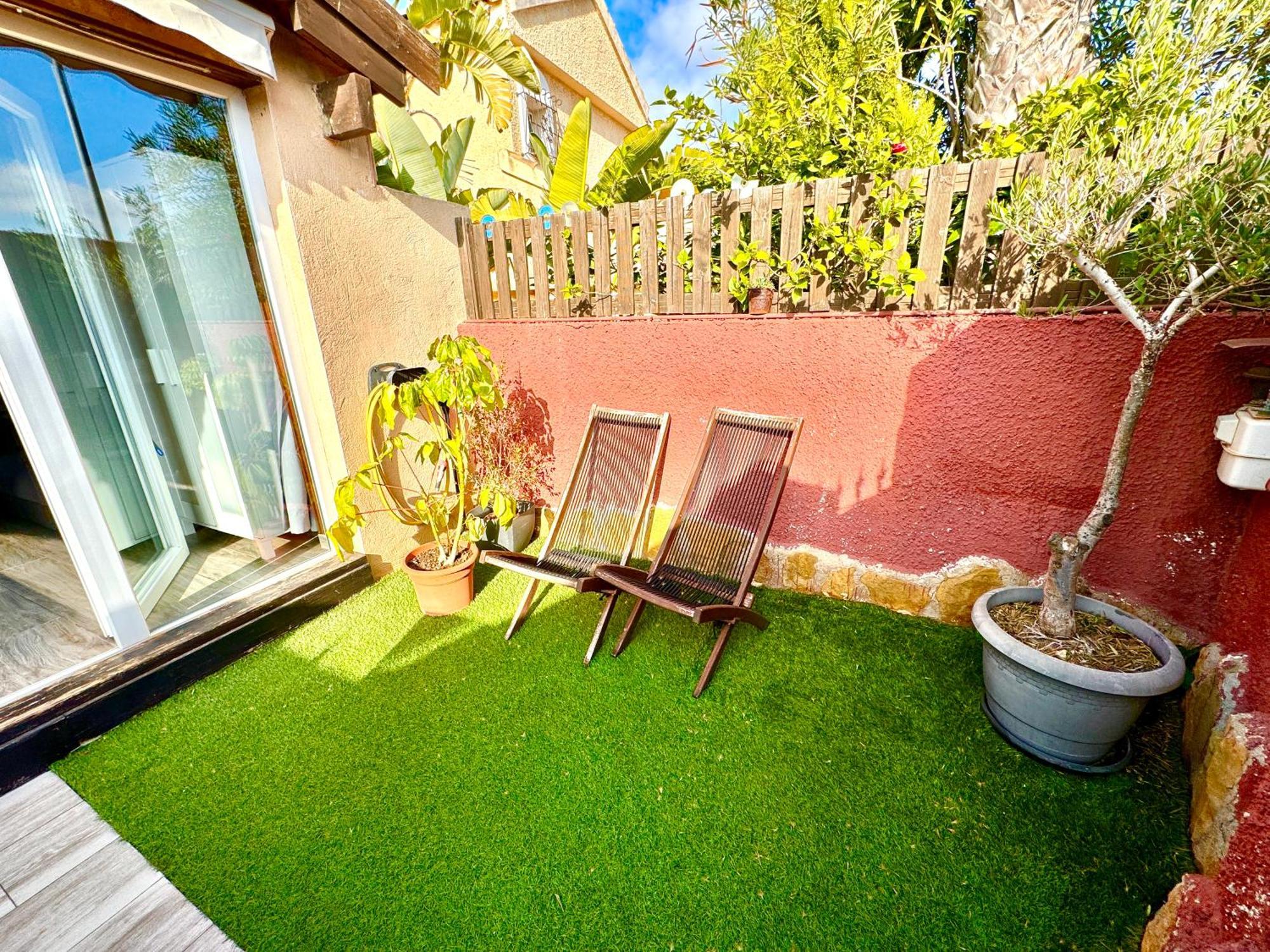 3 Casita-Estudio Con Jardin En La Playa Puerto Marino Esterno foto